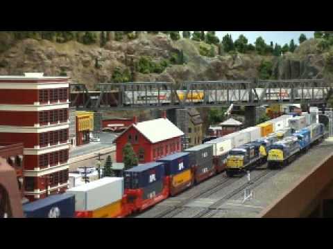 Model Train Layout DVD preview "The Black Diamond Railway" - YouTube