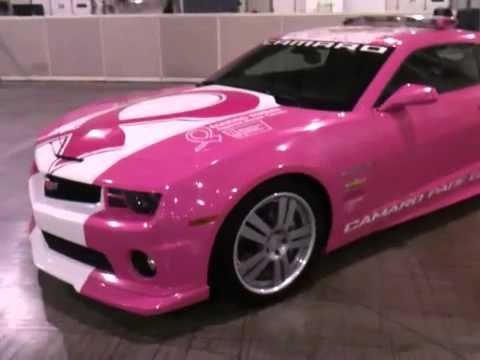 Pink Camaro Pace Car - YouTube