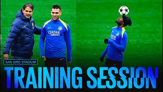 PREPARANDO LA PARTITA CONTRO IL LIPSIA 🌍🖤💙??? | TRAINING SESSI🏃N ??