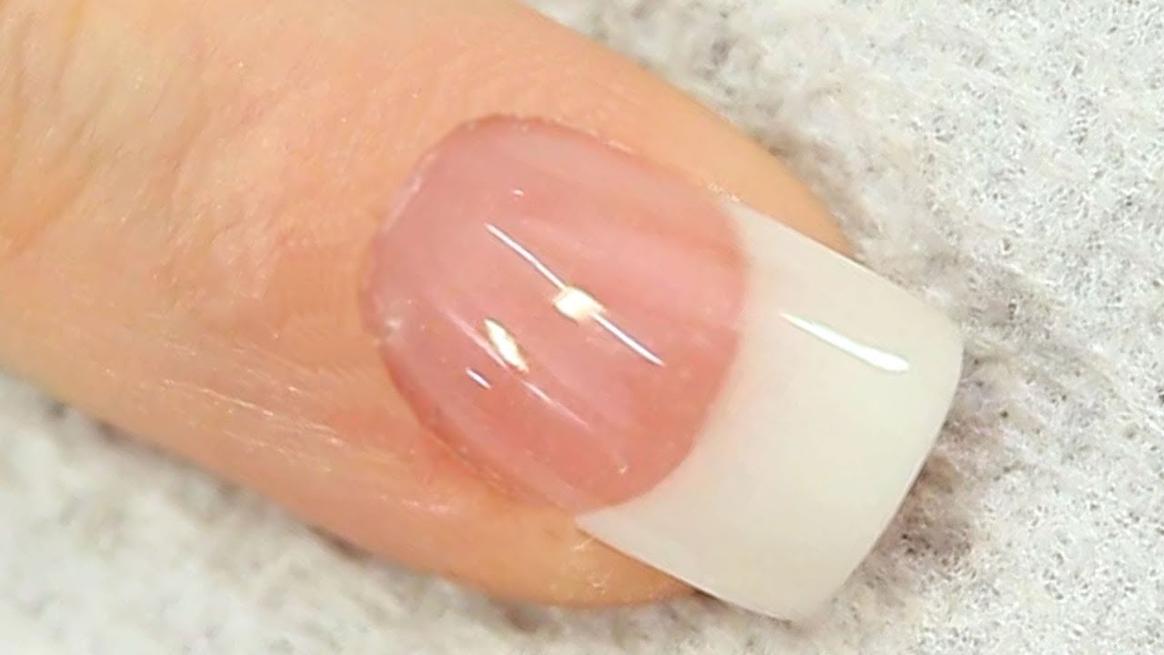 nails acrylic french nail pink tutorial naio manicure cool step