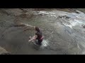 River jumping-Iceland