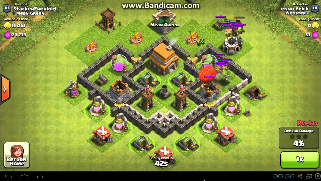 [Clash of Clans] TH5 Defense YouTube