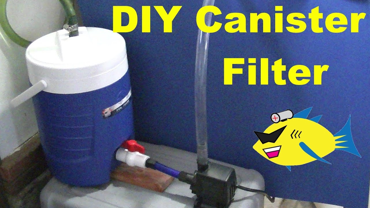 How To Make: DIY Canister Filter (Aquarium Filter) - YouTube