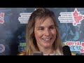 2012 Scotties Tournament of Hearts Page Playoff 1 vs 2 Media Scrum