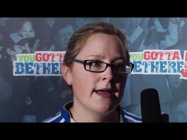 2012 Scotties Tournament of Hearts Page Playoff 1 vs 2 Media Scrum