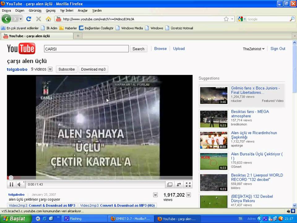 youtube mp3 download firefox