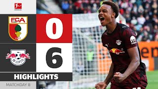 6(!) GOALS! Leipzig Show NO MERCY! | FC AUGSBURG — RB LEIPZIG | Highlights | Matchday 8 – Bundesliga