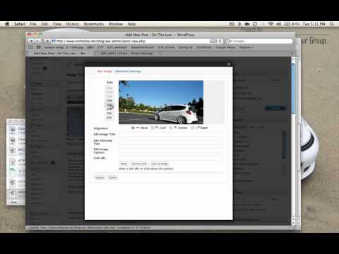 Resize image in Wordpress - YouTube