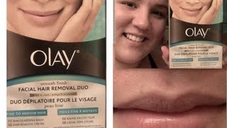 Review & Demo: New Olay Smooth Finish Facial Hair Removal Duo! (Get Rid of  Upper Lip Hair!) - YouTube