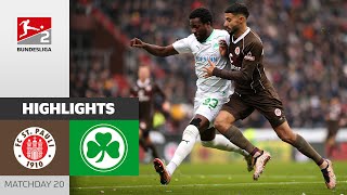 Saad Scores Twice! | FC St. Pauli — Greuther Fürth 3-2 | Highlights | Matchday 20 — BL 2 23/24
