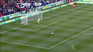 Asmir Begovic AMAZING GOAL vs Southampton