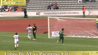 Lobos BUAP vs Zacatepec 1 - 0, Gol de Cuauhtémoc Blanco, Liga de Ascenso 2013