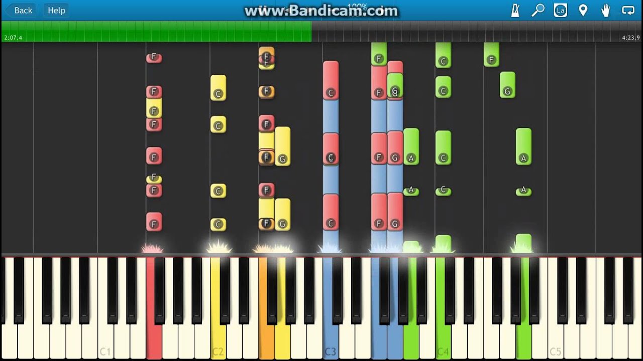 Coldplay - The Scientist - Synthesia Full Version - YouTube