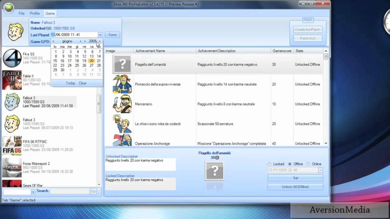 Profile Editor Xbox 360 Free