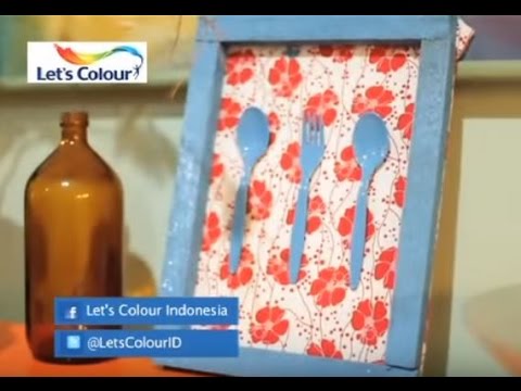 Inspire Ideas - Hiasan Frame dari Barang Bekas - YouTube