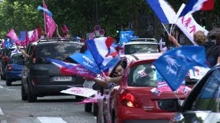 La "Manif pour tous" défile à Paris en voitures