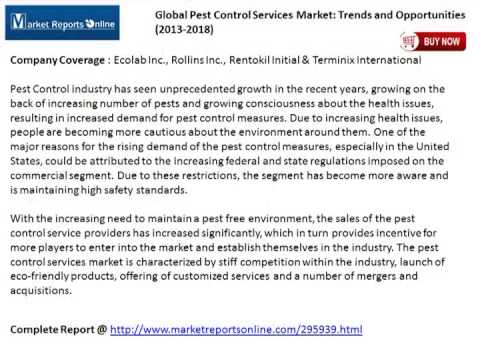 global pest control services market trends global pest control services market trends
