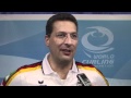 2011 Ford World Men's Curling Championship - Draw 5 Media Scrum