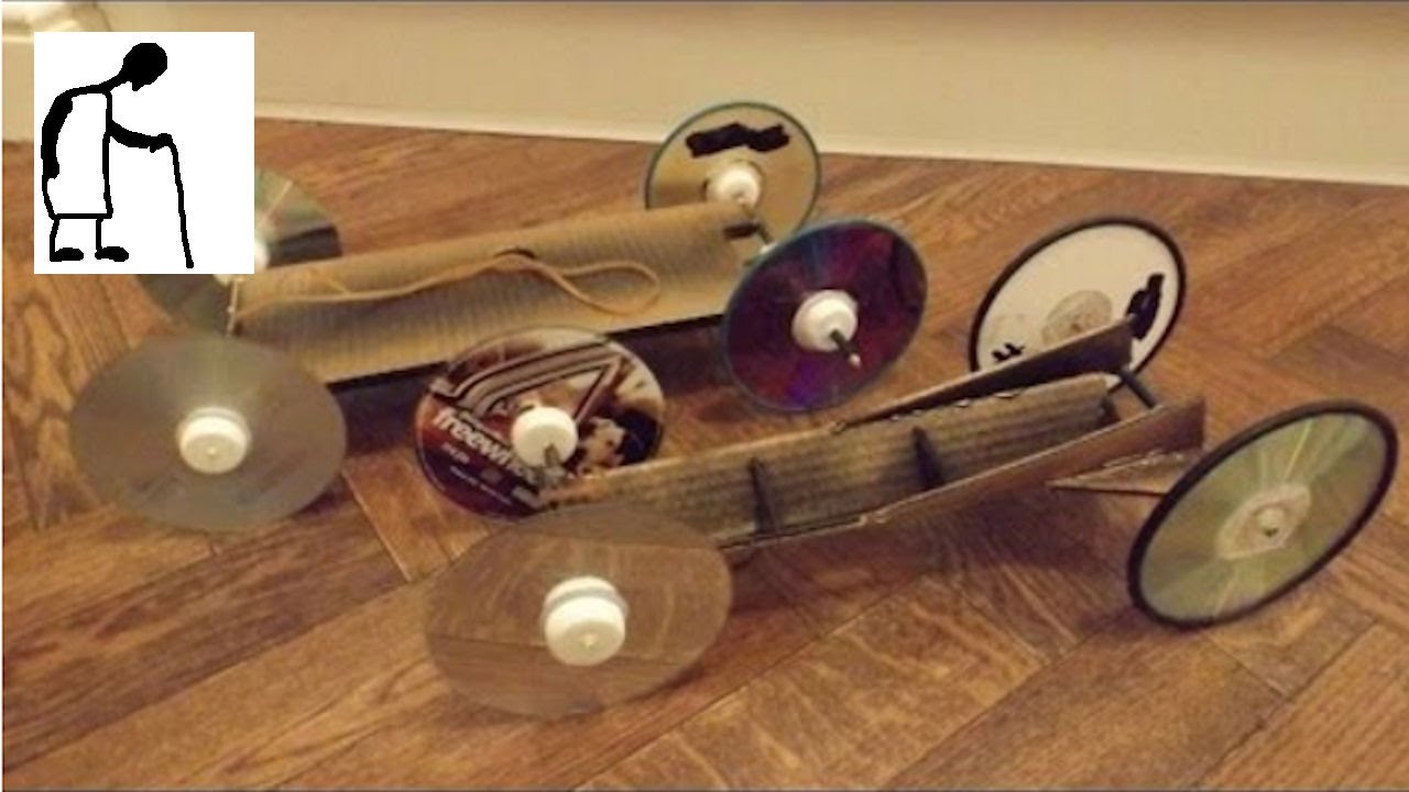 Rubber Band Powered Cars - Another Grandson Visits - Part 2 - YouTube