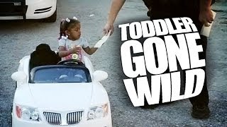 Toddler Ticketed in Toy Car & It's Adorable