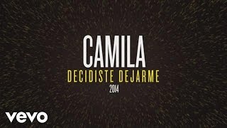 Camila - Decidiste Dejarme (Cover Audio)