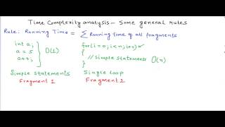 Time complexity analysis - How to calculate running time? 