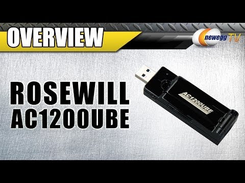 Rosewill AC1200UBE Wireless AC1200 Dual-Band Adapter Overview - Newegg TV