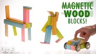 Magnetic Wood Blocks by Tegu