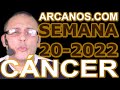 Video Horóscopo Semanal CÁNCER  del 8 al 14 Mayo 2022 (Semana 2022-20) (Lectura del Tarot)