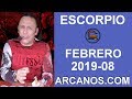 Video Horscopo Semanal ESCORPIO  del 17 al 23 Febrero 2019 (Semana 2019-08) (Lectura del Tarot)