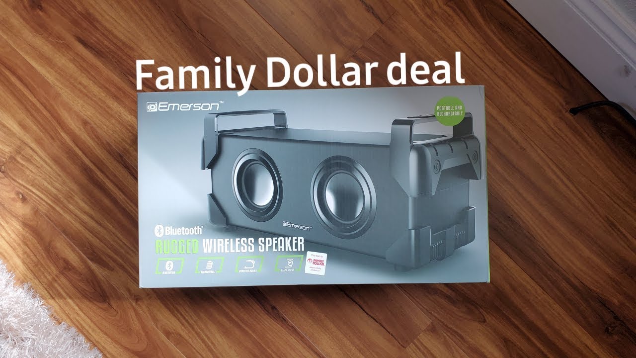 soundlogic tailgate speaker family dollar