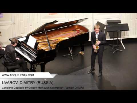 Dinant 2014 - UVAROV Dmitry (Concierto Capriccio by Gregori Markovich Kalinkovich - Version DINANT)