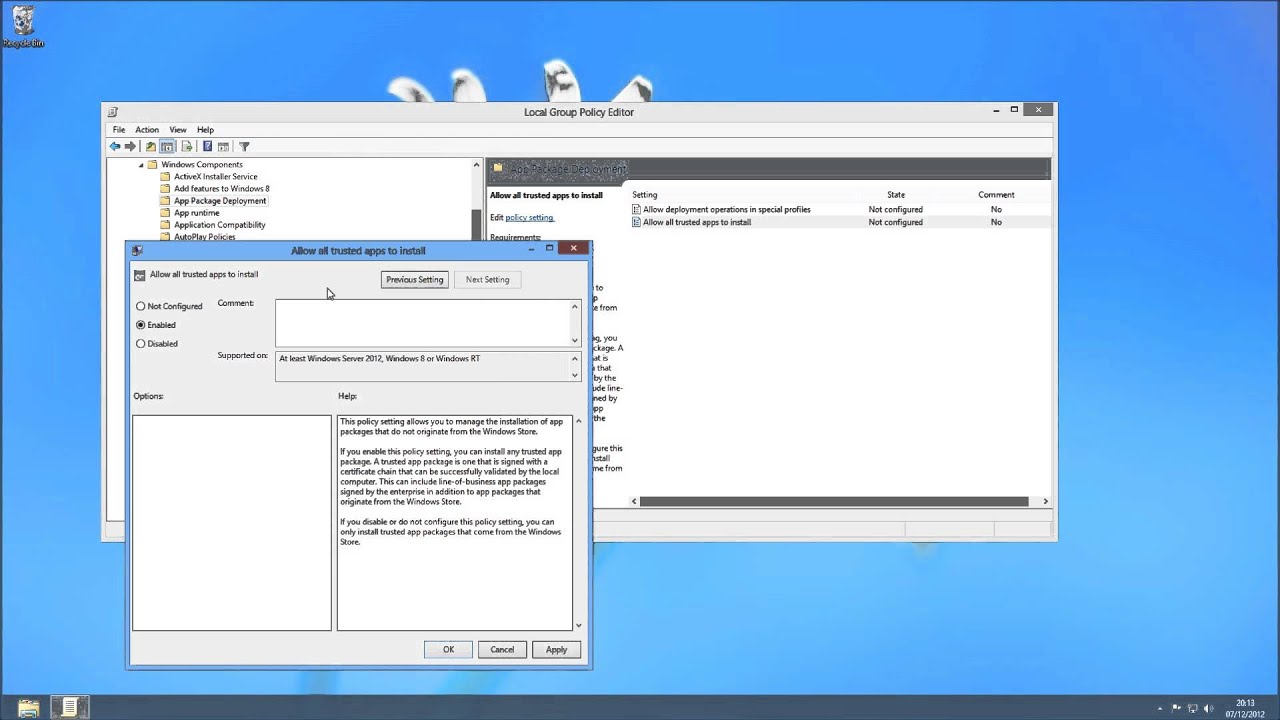 Windows 8.1 RT Install Any Untrusted App [HD][How to][Tutorial] YouTube