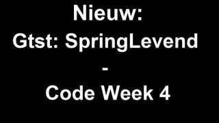 Gtst: SpringLevend - Code Week 4