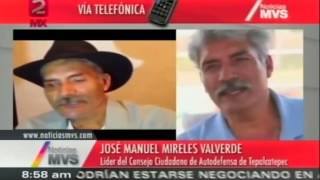 José Manuel Mireles y sus declaraciones sobre Melissa Plancarte y senadora del PRD