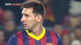 Barcelona  vs Getafe (4-0) All Goals & Highlights 08.01.2014 Messi is back!