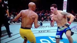 Anderson Silva breaks leg Chris Weidman UFC 168