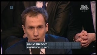 Młodzież kontra 492: Konrad Berkowicz (KNP) vs "Donald Tusk" i Platforma Obywatelska 13.04.2014