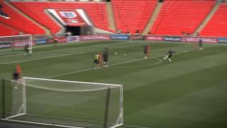 Wayne Rooney Amazing Training Ground Goal at Wembley