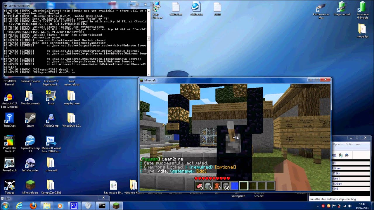 Comment configurer le plugin stargate (Minecraft - Bukkit ) - YouTube