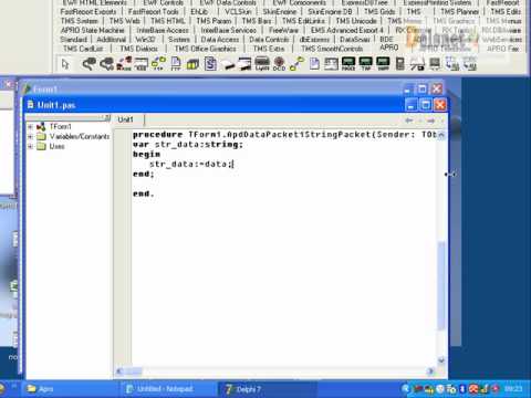 ... (เดลไฟ comport- Delphi By Delsnet ) - YouTube