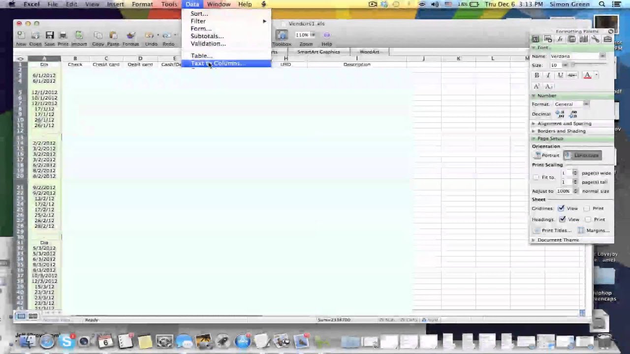 How to convert UK Dates to American/US Dates in Excel - YouTube