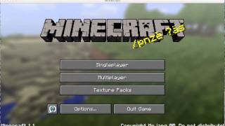 Minecraft Title Text