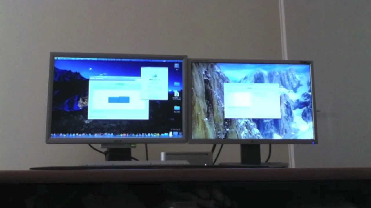 use two screens for mac