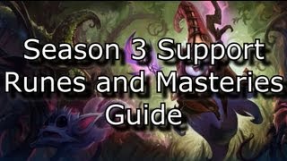 Support Masteries Lol Guide