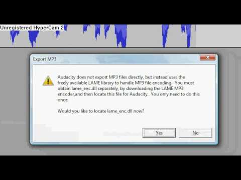 AUDACITY LAME ENC.DLL FREE DOWNLOAD