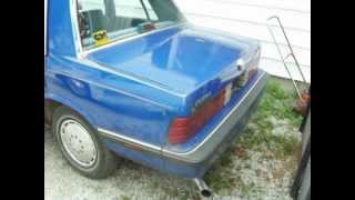 1986 Dodge Aries K-car   (First video)