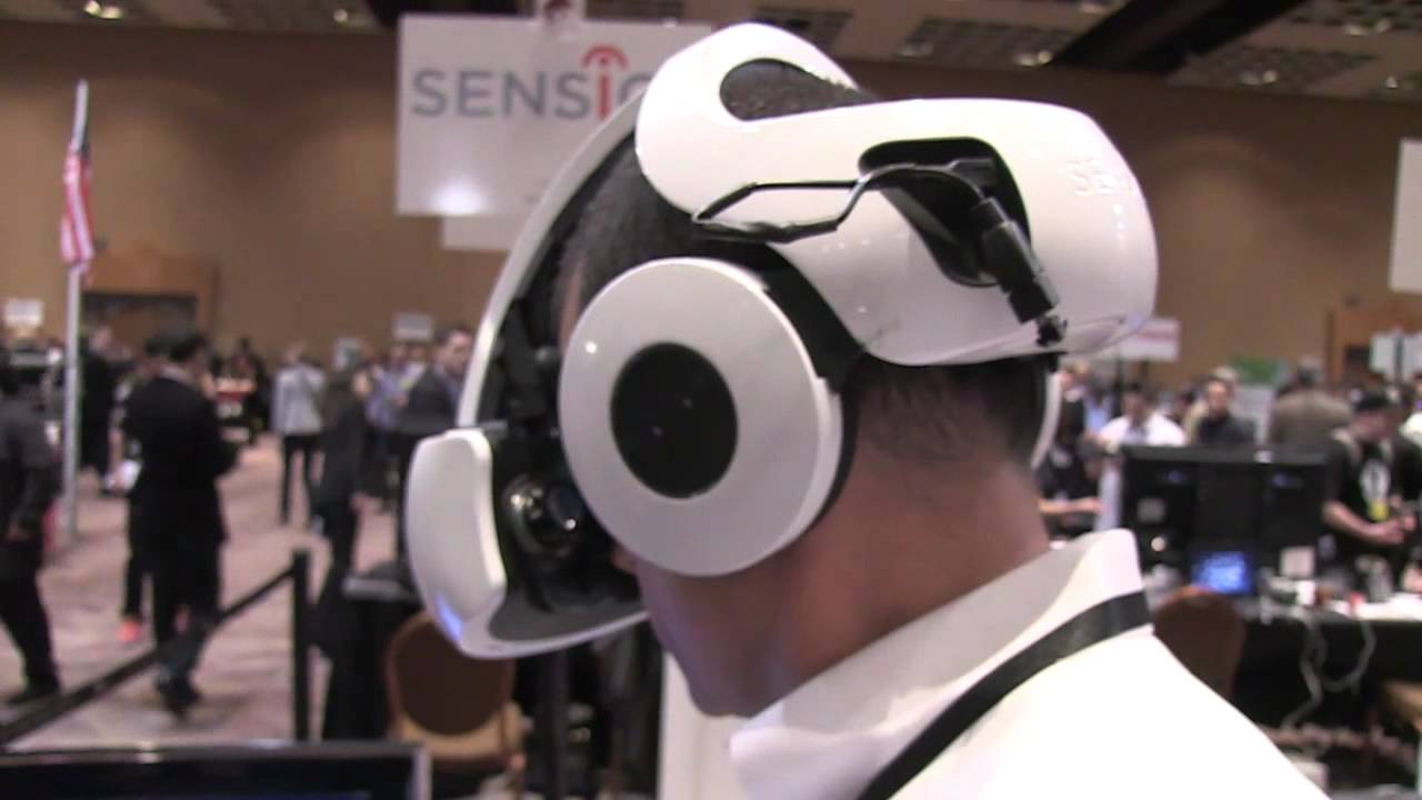 Sensics Smart Goggles Android 4.0 Virtual Reality Helmet YouTube