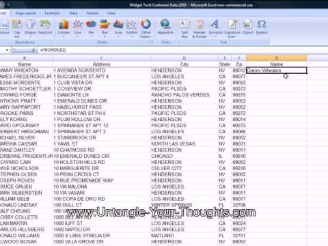 Convert Text to Proper Case in MS Excel - FreeTutorialExcel.com ...