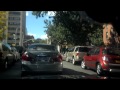 Driving in harlem new york city